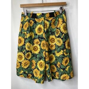 Vintage Colter Bay Womens Shorts Size Medium Made In USA Sunflower Fall Floral